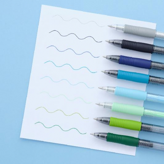 Pilot G2 07mm Penna Gel a Scatto Colori Pastello Nero Rosso Blu Bianco Viola Oro Argento Verde  - 2