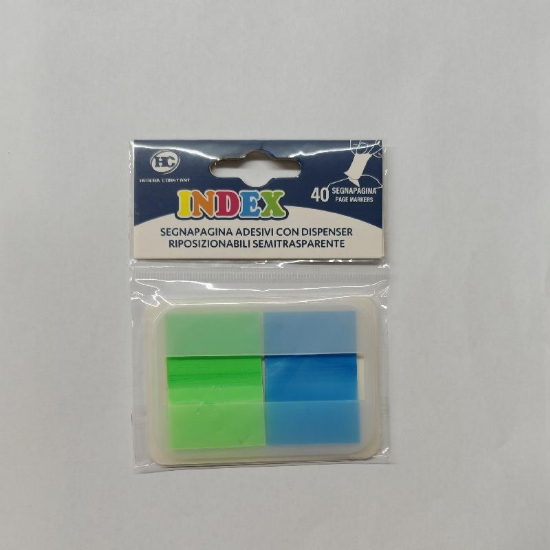 Post it Index  Segnapagina Adesivi con Dispenser Riposizionabili Semitrasparenti Colori Fluo da 40 60 100 Pezzi - 2