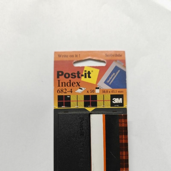 Post it Index  Segnapagina Linguette Autoadesive Scrivibili e Riposizionabili Colori Rosso Arancione Blu Verde 50 Pezzi - 2
