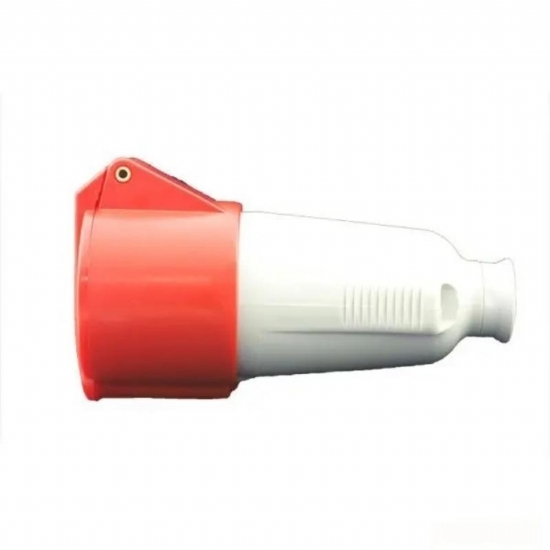  Presa Volante Industriale Trifase GEWISS GW62008 Serie 4 Poli IP44 16A 380V Colore Rosso  - 2
