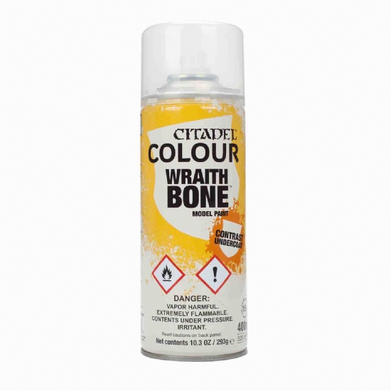 Primer Spray Citadel Colour Bianco Beige Wraithbone da 400ml per pittura miniature Warhammer satinato e uniforme - 1