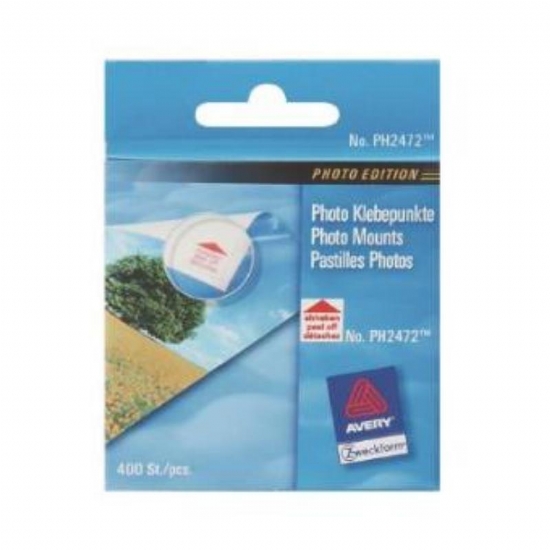 Punti Adesivi Biadesivi Photo Mounts di Avery Zweckform PH2472 per Fissare Fotografie - 1