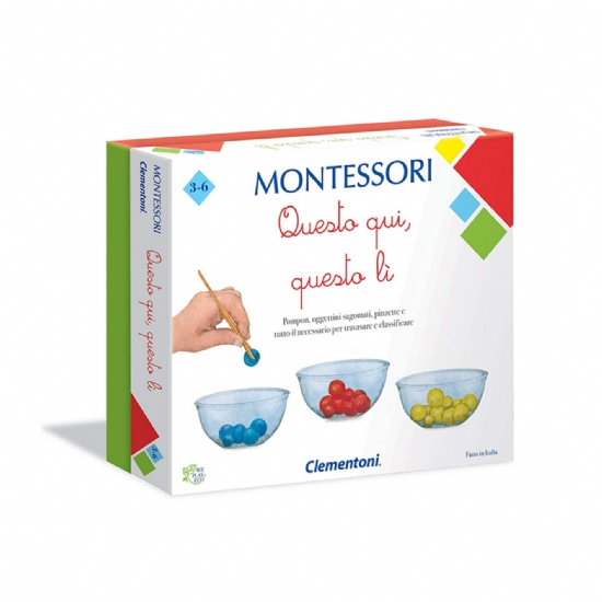 Questo qui questo l Montessori Gioco in Scatola Clementoni Scuola Istruzione Bambino Bambina - 1