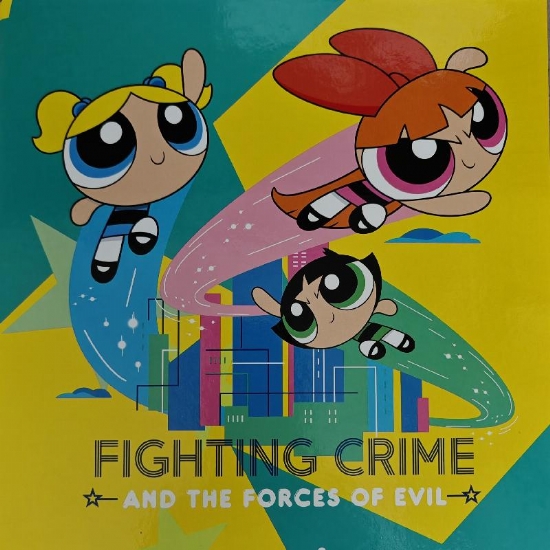 Raccoglitore A4 a 4 anelli  The PowerPuff Girls  Fantasia Personaggi Sfondo Giallo - 1