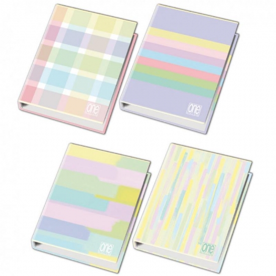 Raccoglitore A4 anelli Blasetti One Color Pastel Plus  - 1