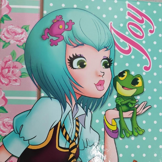 Raccoglitore A4 anelli Regal Academy Tema Ragazza con Rospo - 1