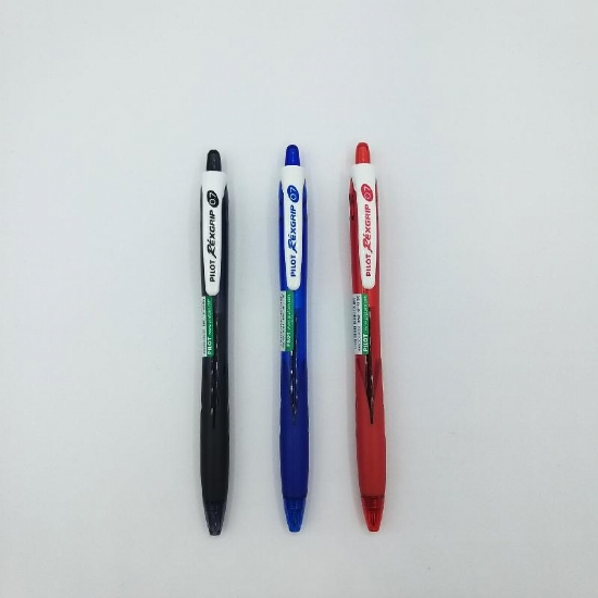 Rexgrip Pilot  Penna sfera biro Fine Media Blu Rossa Nera - 2