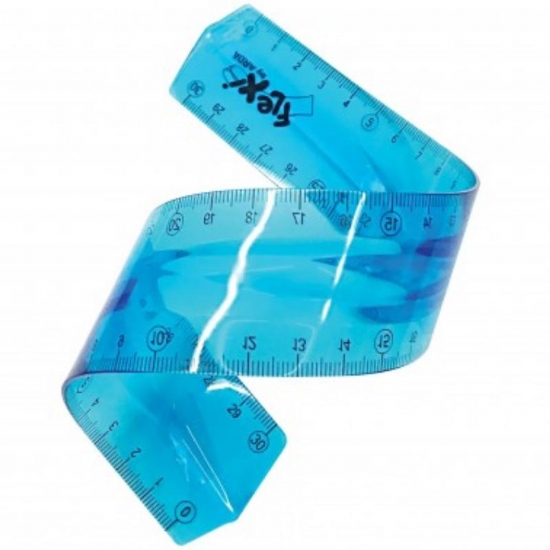 Righello Flessibile Arda Flexi 30CM Colore Azzurro Arancione Giallo - 1