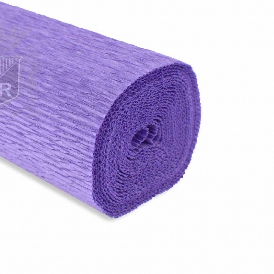 Rotolo Carta Crespa 180 gr 17E2 Violetto Cartotecnica Rossi Fioristi Superior Crespata Tinta Unita - 1