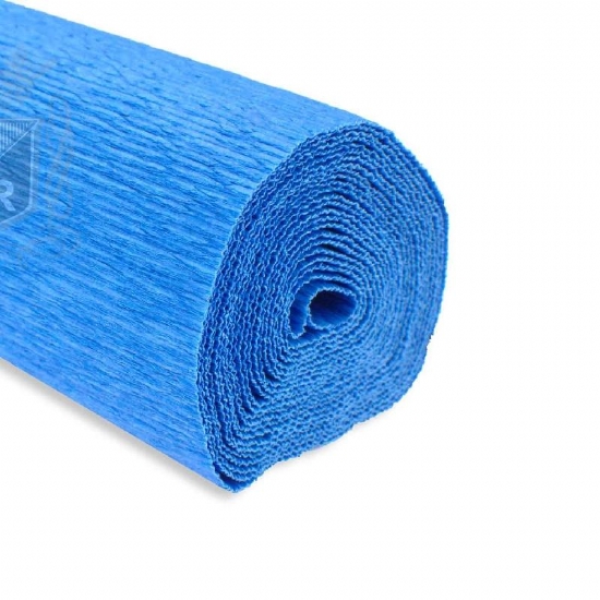 Rotolo Carta Crespa 180 gr 557 Turchese Cartotecnica Rossi Fioristi Superior Crespata Tinta Unita - 1