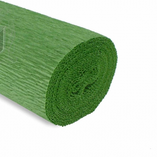 Rotolo Carta Crespa 180 gr 565 Verde Menta Cartotecnica Rossi Fioristi Superior Crespata Tinta Unita - 1