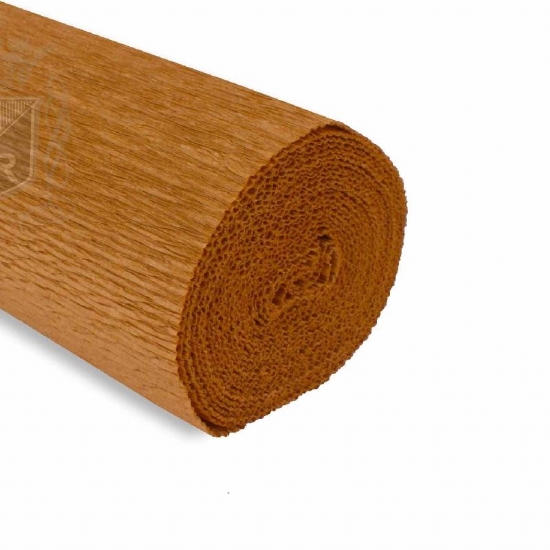 Rotolo Carta Crespa 180 gr 567 Marrone Nocciola Cartotecnica Rossi Fioristi Superior Crespata Tinta Unita - 1