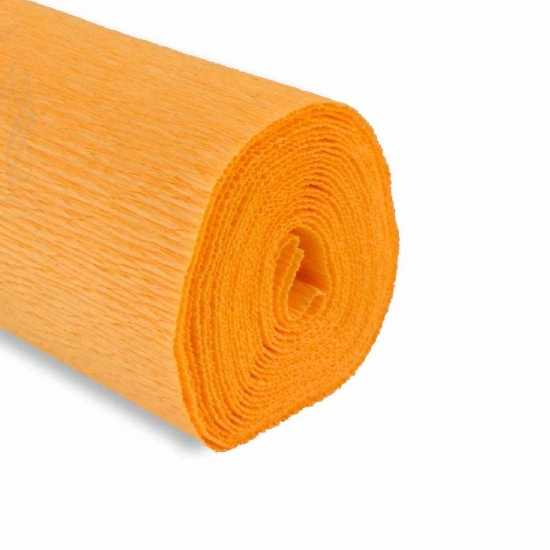 Rotolo Carta Crespa 180 gr 576 Giallo Cartotecnica Rossi Fioristi Superior Crespata Tinta Unita - 1