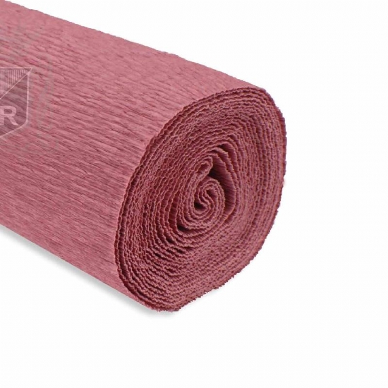 Rotolo Carta Crespa 180 gr 620 Dusky Plum by Tiffanie Turner Cartotecnica Rossi Fioristi Superior Crespata Tinta Unita - 1
