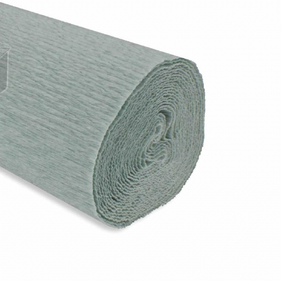 Rotolo Carta Crespa 180 gr 621 Dusty Miller Green By Tiffanie Turner Cartotecnica Rossi Fioristi Superior Crespata Tinta Unita - 1