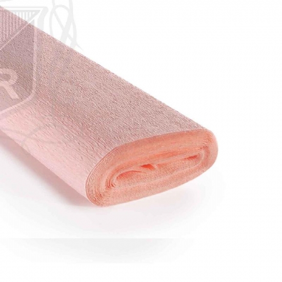Rotolo Carta Crespa 60 gr 201 Rosa Camelia Cartotecnica Rossi Hobby Crespata Tinta Unita - 1