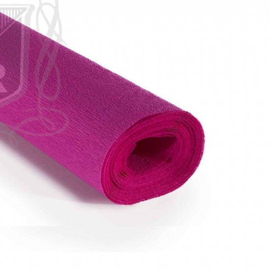 Rotolo Carta Crespa 60 gr 212 Ciclamino Cartotecnica Rossi Hobby Crespata Tinta Unita - 1