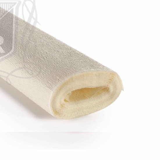 Rotolo Carta Crespa 60 gr 303 Panna Cartotecnica Rossi Hobby Crespata Tinta Unita - 1