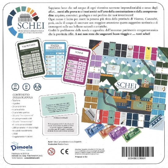 Schei Muso Duro E Bareta Fraca Gioco da Tavolo Demoela 2 a 6 giocatori - 2