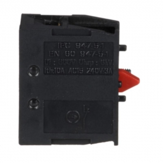 Schneider Electric ZB2BE102 Elemento di Contatti Aggiuntivo 1NC  Ritorno a Molla 400V Montaggio Frontale Morsetto a Vite - 2