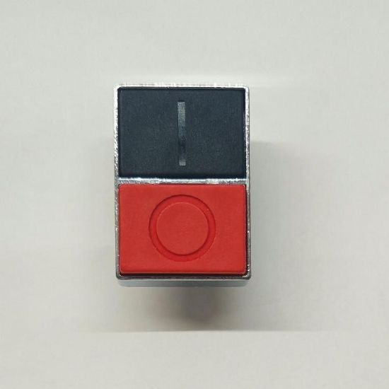 Schneider Electric ZB2BL9424 Telemecanique Testa Pulsante Doppio 2 Posizioni Accensione Nero Spegnimento Rosso Diametro 22mm - 1