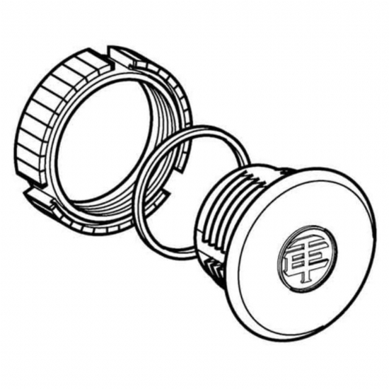 Schneider Electric ZB2SZ3 Tappo Otturatore di Chiusura Isolato Diametro 22mm ColoreNero - 2