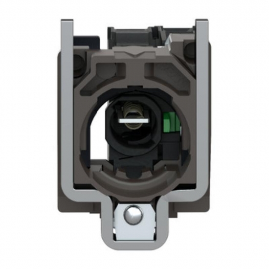 Schneider Electric ZB4BW061 Telemecanique Corpo in Metallo per Pulsante Luminoso con Elemento 1NO e Base BA9s  Diametro 22mm Morsetti a Vite - 1