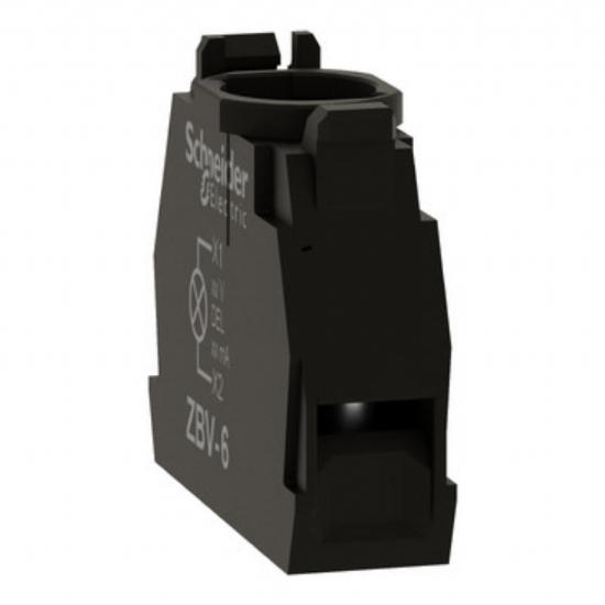 Schneider Electric ZBV6 Telemecanique Blocco Luminoso per Lampadine BA9s Diametro 22mm Morsetti a Vite - 2