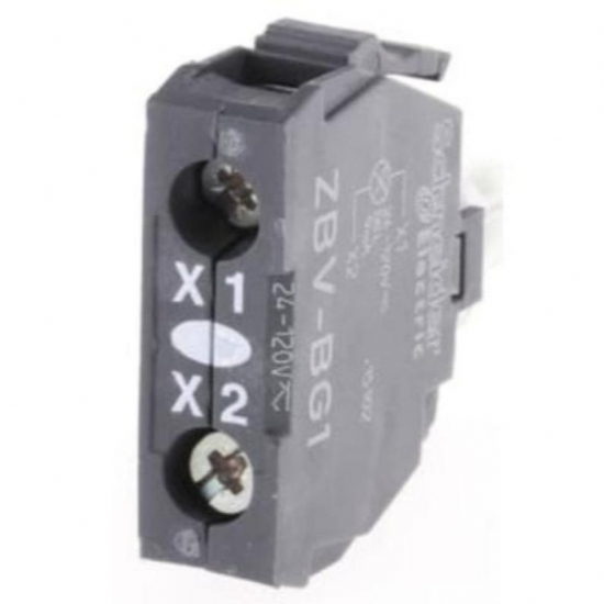 Schneider Electric ZBVBG1 Elemento Luminoso Led Universale da 24V a 120V Diametro 22mm Morsetto a Vite - 2