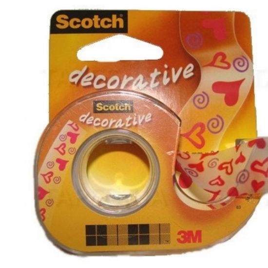 Scotch Decorative Nastro Adesivo per Decorazioni 19mm x 3m Fantasie Assortite - 2