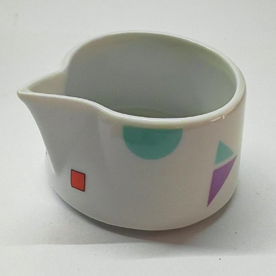 Set Postmoderno Teiera e Tazza in Ceramica Vintage Vip Collection Seltmann Weiden - 2