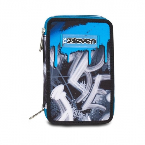 Seven Astuccio 3 zip Quick Graffiti Boy 2026 - 1