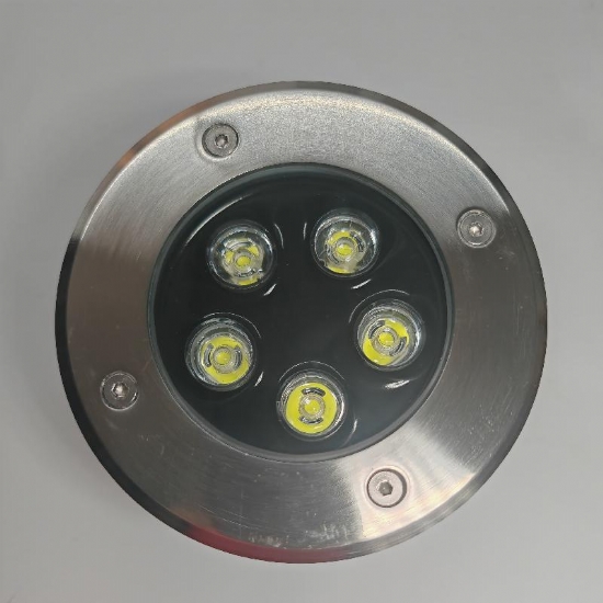 Silamp 5X1W WH Faretto LED 5W calpestabile a incasso da esterno IP65 220-240V - 1