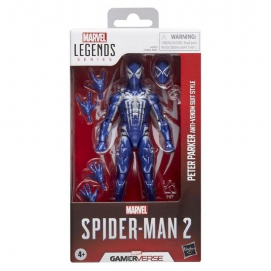 SpiderMan 2  Marvel Legendario Action Figure Peter Parker Anti Venom Suit Style 15 Cm  - 2