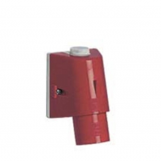 Spina Fissa Industriale da Parete Ilme PE1664SM 4 Poli 16A 380V 6H IP44 Colore Rosso  - 1