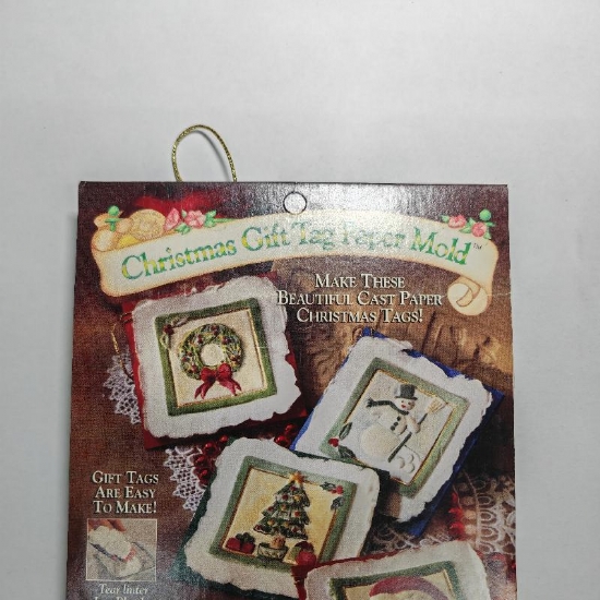 Stampo Brown Bag Paper Art Ceramica Quadrata Fantasia Natale 15x15 cm per Creare Biglietti Decorazioni - 2