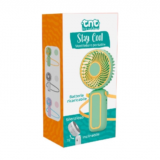 Stay Cool TNT Mini Ventilatore USB Portatile  Inclinabile Con Laccio - 1