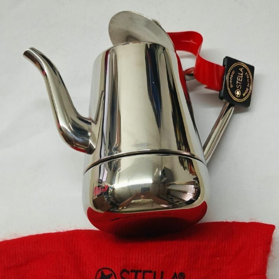 Stella Caffettiera Espresso Arianna 6 Tazza art 486 in Acciaio Inox - 2