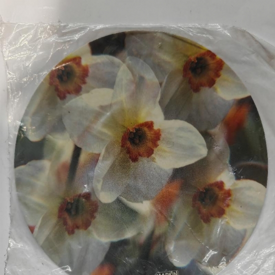 Tappettino Mouse Markin Fantasia Floreale PVC Lavabile Diametro 210mm o 240x190mm - 2