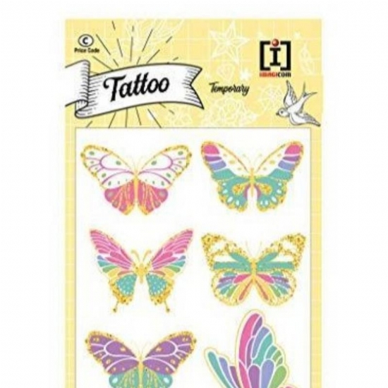 Tatuaggi Ragazza  Tattoo Temporanei Imagicom Varie Fantasie 19 x 10 cm - 2