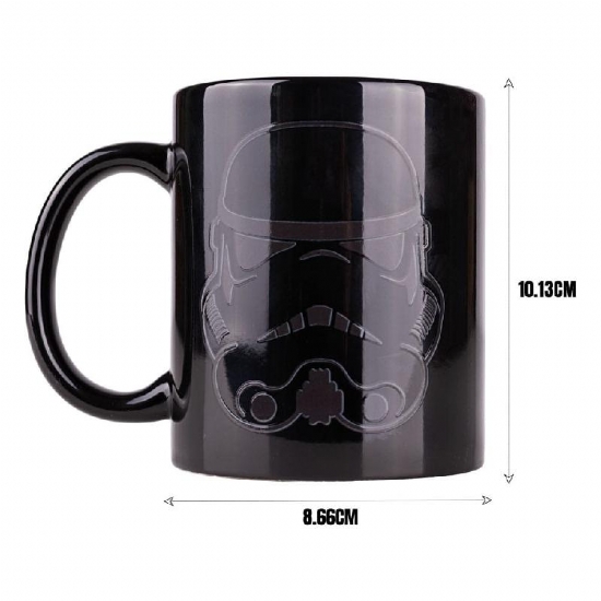 Tazza termosensibile in Ceramica Cambia Colore 300ml Star Wars Stormtrooper Nera - 2