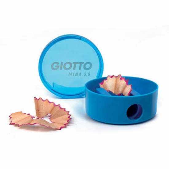 Temperamatita Giotto 1 Foro con Contenitore e Chiusura Colori Assortiti - 2