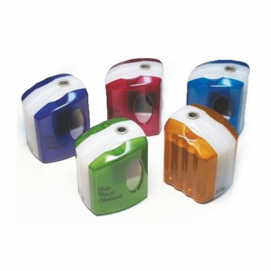 Temperamatita LEBEZ Trucciolo Temperino 1 foro a Batteria Colori Assortiti - 1