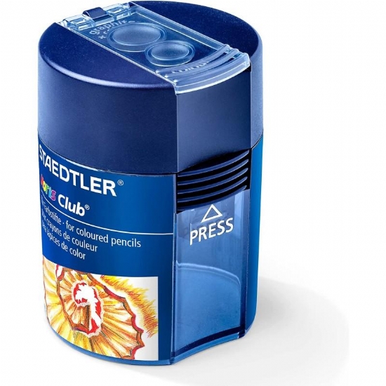 Temperamatita Staedtler Noris Club 2 Fori con Contenitore e Chiusura - 1