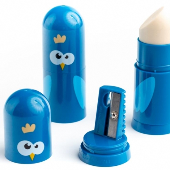 Temperino Faber Castell 1 foro con Gomma e Raccoglitore Colori Assortiti - 2