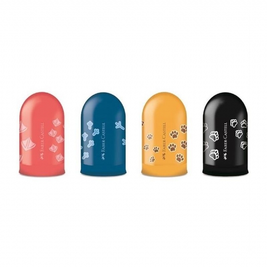 Temperino Faber Castell 1 foro con Raccoglitore Colori Assortiti - 1