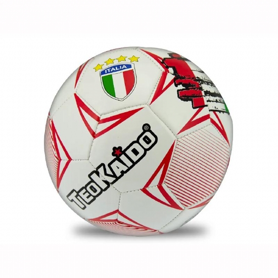 Teorema Pallone Cuoio da Calcio Italia 6 Teokaido Diametro 23 cm - 2