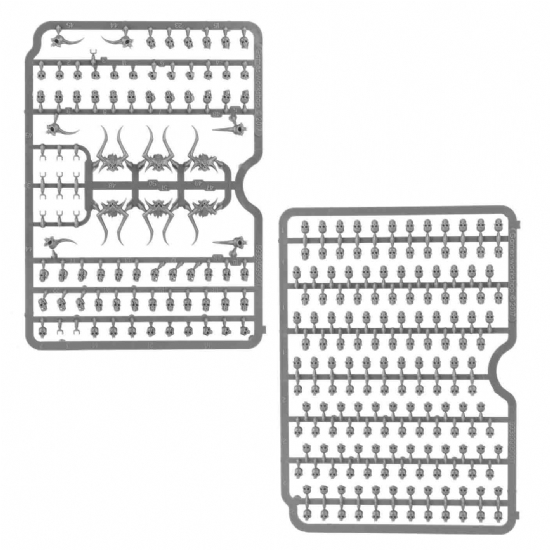 Teschi Scheletri Citadel Skulls per decorazione basette delle miniature Warhammer 40000 Age of Sigmar Fantasy Games Workshop - 2