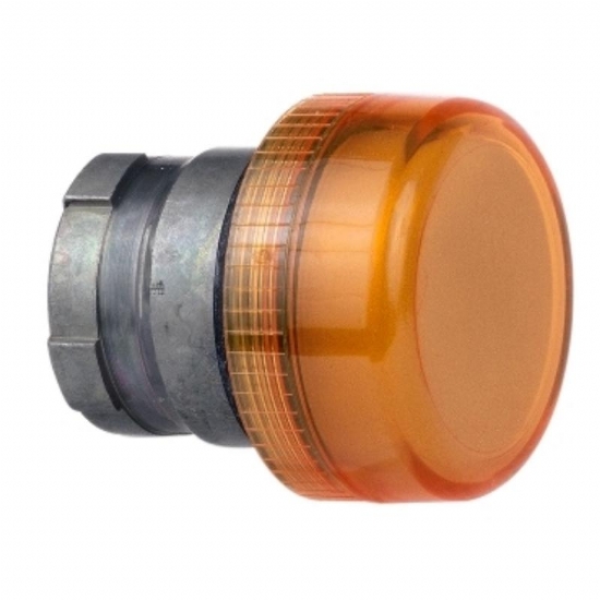Testa Lampada Spia  Schneider Telemecanique  ZB2BV05 Gemma Liscia Diametro 22mm Colore Arancione  - 1