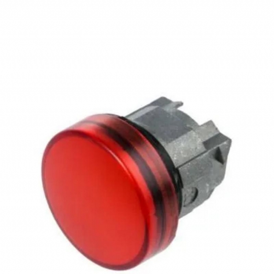 Testa Lampada Spia  Schneider Telemecanique  ZB4BV043 Gemma Liscia Diametro 22mm Colore Rosso per Led Universale - 2